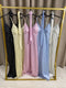 Joline Silky Polka Dot Maxi Dress