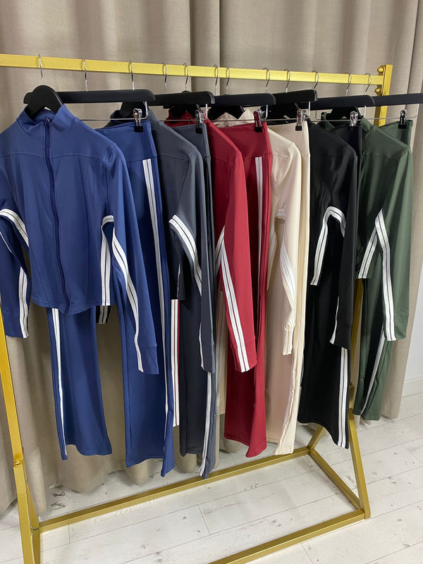 Gillie Two Piece Side Stripe Activewear
