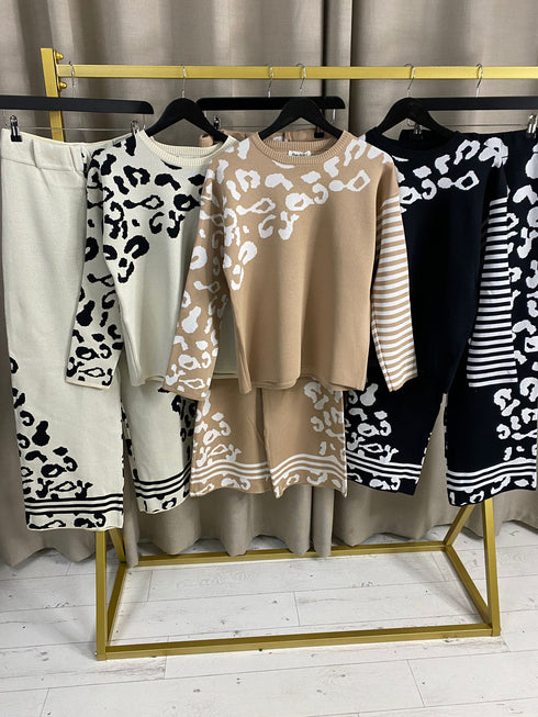 Sofija Leopard Pattern Co Ord Set