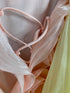 Edrea Shimmer Organza Rose Detail Maxi Dress