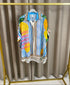 Aarti Linen Printed Oversized Shirt