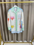 Shria Linen Printed Oversized Shirt