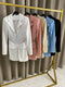 Myeda Blazer Mesh Corset Button Up Playsuit