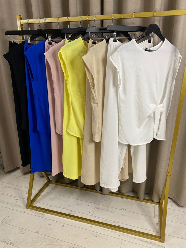 Tanika Lightweight Tie Top Co Ord Set