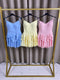 Maizi Tiered Bustier Strappy Tie Back Dress