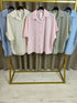 Meggie Stripe Button Up Oversized Shirt