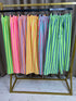 Hatice Lightweight Neon Stripe Trousers