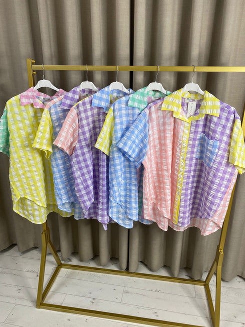 Fransli Checked Button Up Shirt
