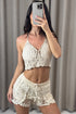 Demee Crochet Bralet and Shorts Co-Ord Set