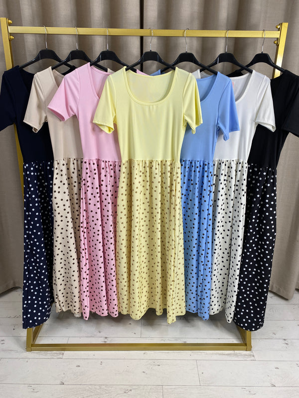 Mariola Polka Dot Maxi Dress