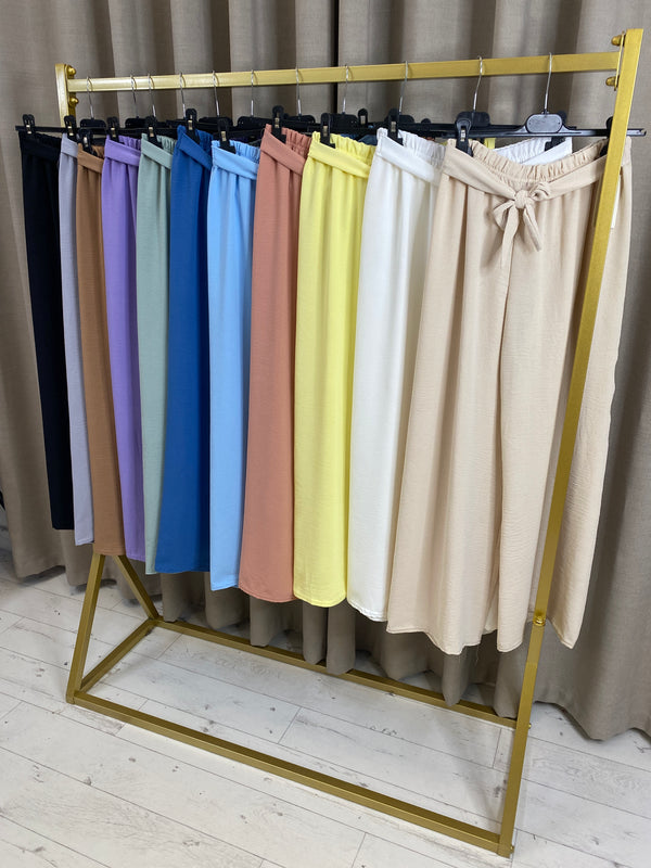Melanya Front Tie Lightweight Trousers