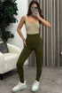 Megs Ribbed High Waisted Gym Leggings