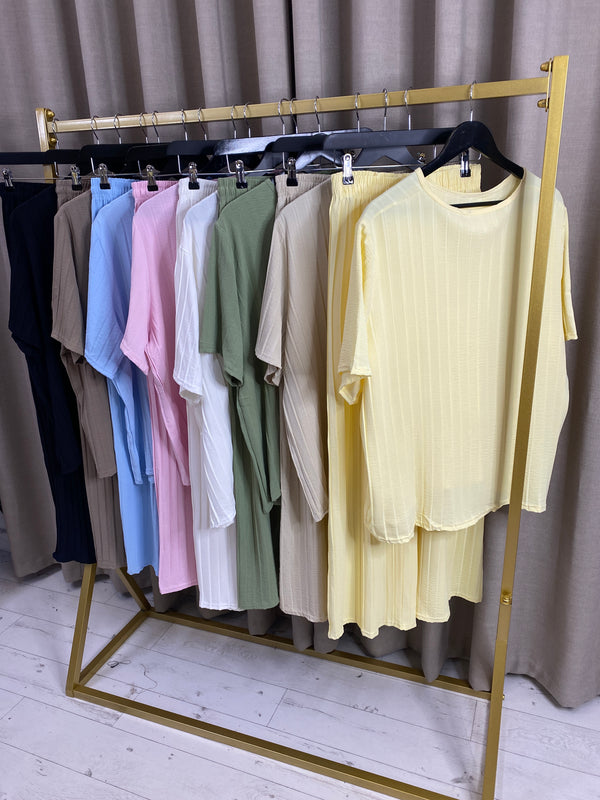 Yana Pleated Oversize Fit Co Ord Set