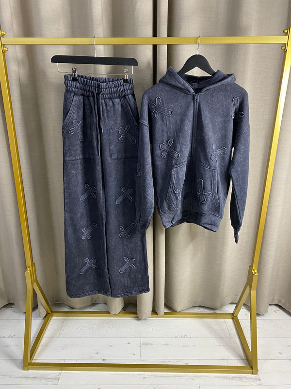Nina Cross Patch Co Ord Tracksuit