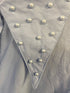 Nalah Pearl Collar Cotton Button Up Top