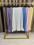 Hilal Plisse Pleated Elasticated Waist Maxi Skirt