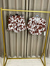 Carris Cow Print Tie Front Top and Shorts Co-Ord Set