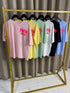 Katharine Cotton Paris Slogan Detail T-Shirt