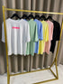Melanie Cotton Iconic Slogan Detail T-Shirt