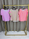 Florence Cheesecloth Stripe Neon Top