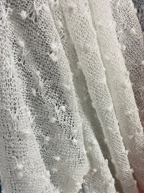 Sabera Cowl Neck Draped Lace Long Sleeve Top