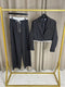 Safhiya Contrasted Waistband Tailored Co Ord Set