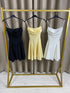 Kali-Marie Cowl Neck Tie Back Mini Dress