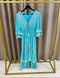 Cadence Tiered Embellished Tassel Maxi Dress
