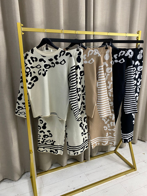 Sofija Leopard Pattern Co Ord Set
