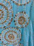 Cadence Tiered Embellished Tassel Maxi Dress