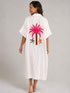 Calay Embroidered Longline Cotton Shirt