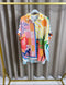 Nimra Linen Printed Oversized Shirt