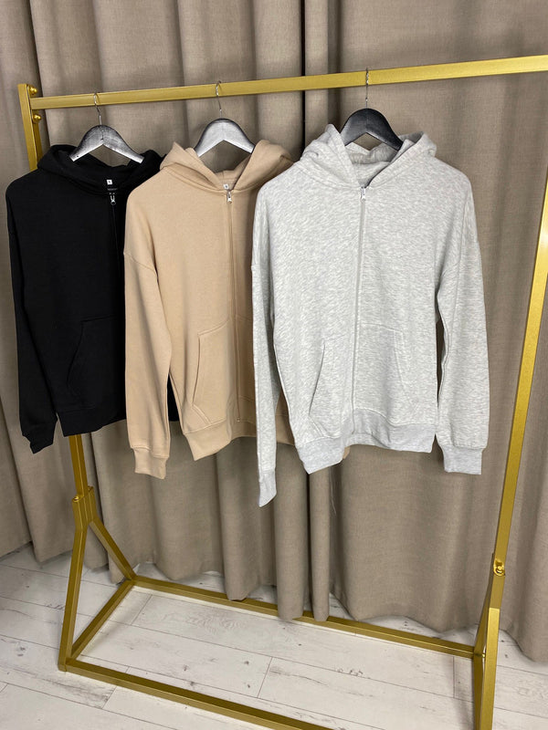 Martina Fleece Lined Zip Up Hoodie