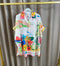 Eilin Linen Printed Oversized Shirt