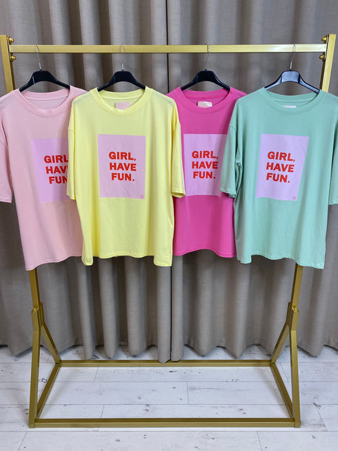 Front Slogan Oversized T-Shirt