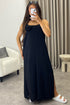 Caroline Rose Detail Strappy Maxi Dress