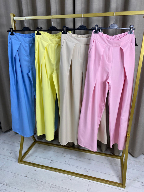 Brighe Wide Leg Elasticated Trousers