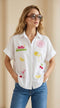 Cayde Cotton Printed Button Up Oversized Shirt